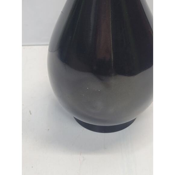 2 Vintage Japanese Chokin Etched Metal Bud Vases Pagoda Asian Decor - Picture 6 of 6